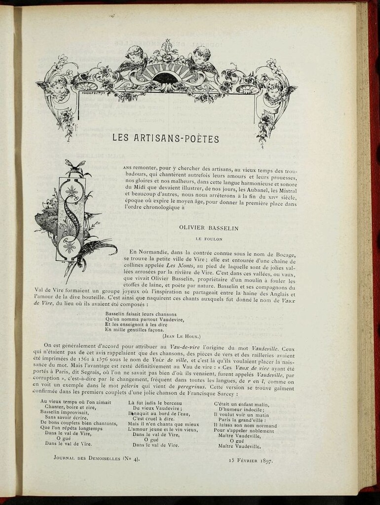 Miniatura de Journal des Demoiselles. 15 de Febrero de 1897