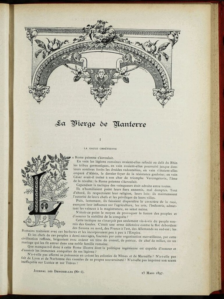 Miniatura de Journal des Demoiselles. 15 de Marzo de 1897