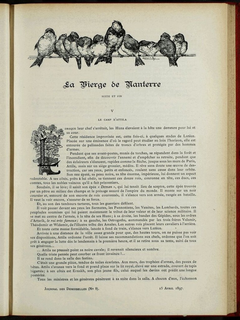 Miniatura de Journal des Demoiselles. 15 de Abril de 1897