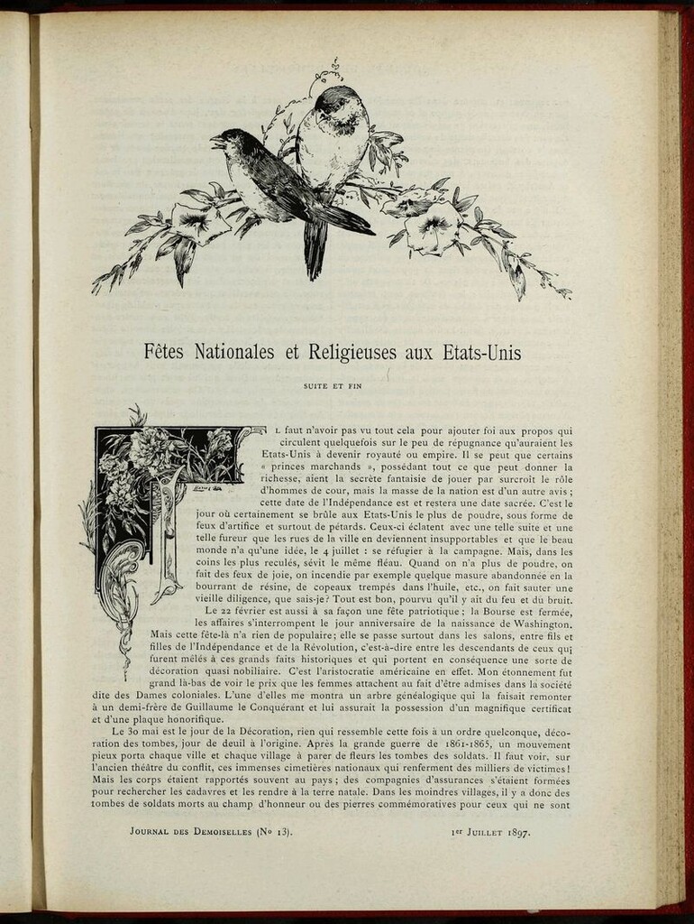 Miniatura de Journal des Demoiselles. 1 de Julio de 1897