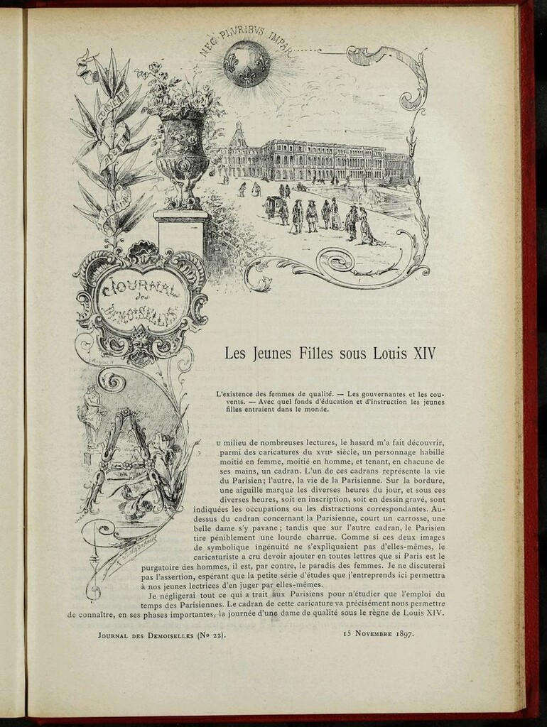 Miniatura de Journal des Demoiselles. 15 de Noviembre de 1897