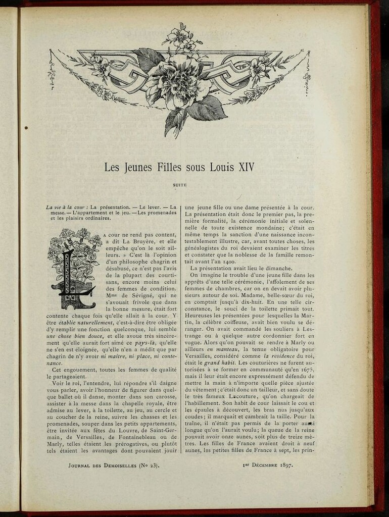 Miniatura de Journal des Demoiselles. 1 de Diciembre de 1897