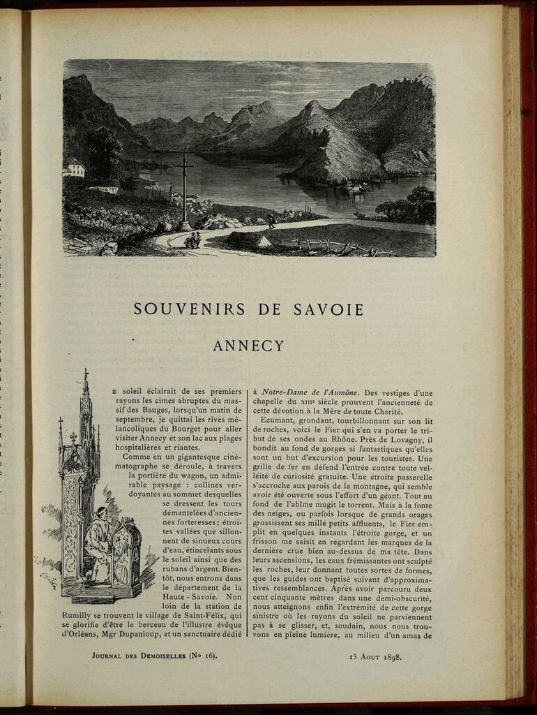 Miniatura de Journal des Demoiselles. 15 de Agosto de 1898