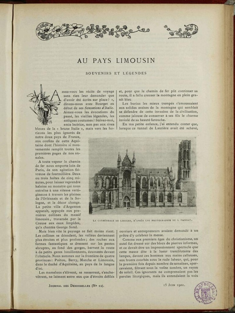 Miniatura de Journal des Demoiselles. 15 Junio de 1901