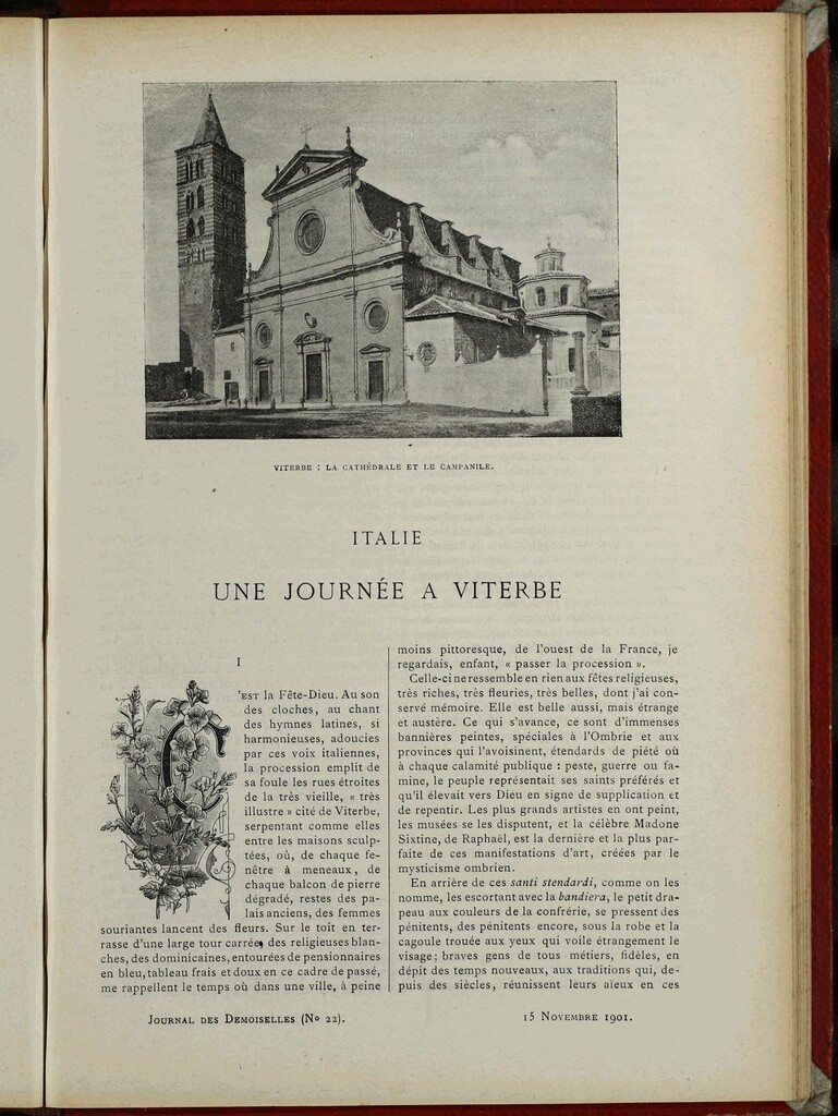 Miniatura de Journal des Demoiselles. 15 de Noviembre de 1901
