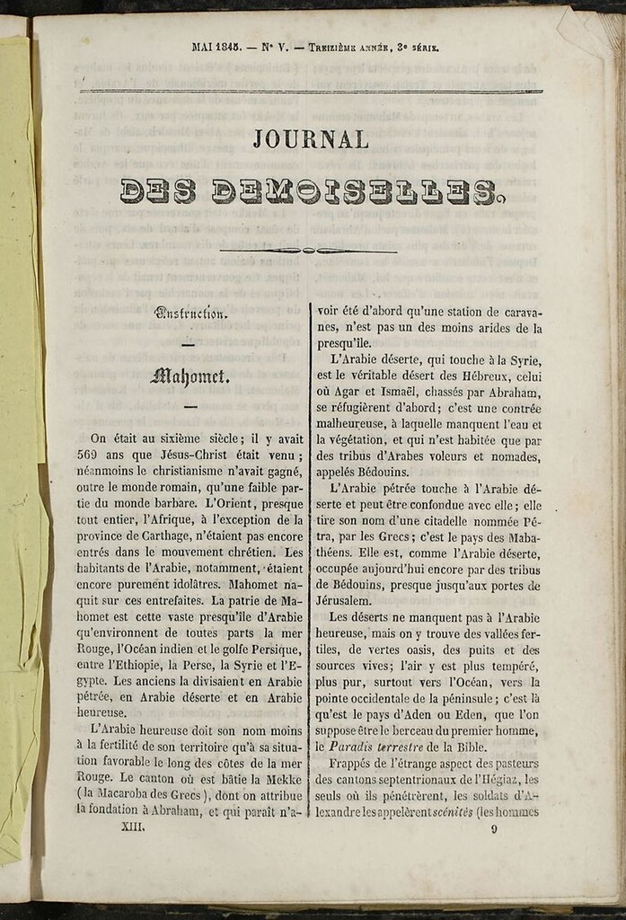 Miniatura de Journal des Demoiselles. 15 de Mayo de 1845