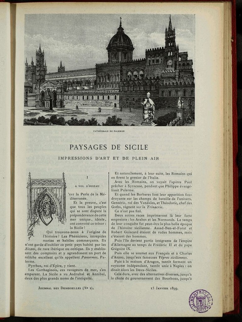Miniatura de Journal des Demoiselles. 15 de Enero de 1899