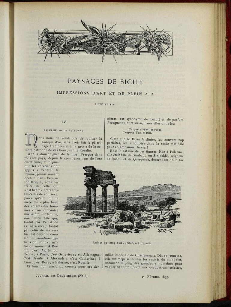 Miniatura de Journal des Demoiselles. 1 de Febrero de 1899