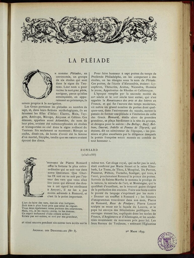 Miniatura de Journal des Demoiselles. 1 de Marzo de 1899