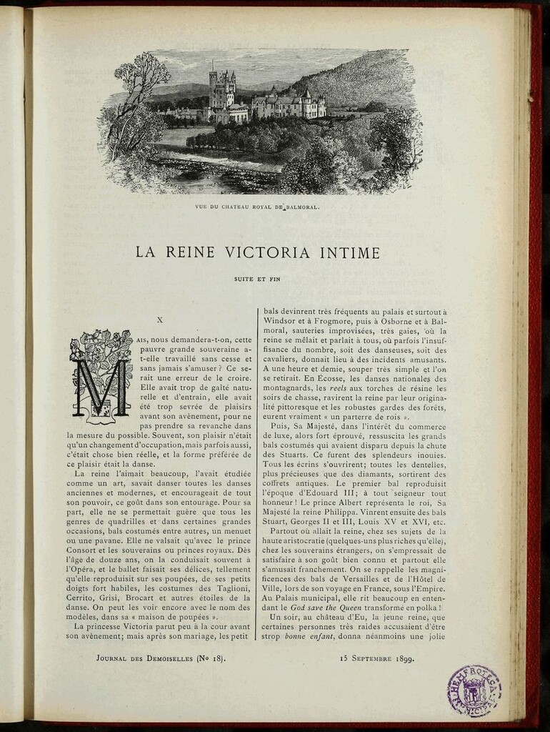 Miniatura de Journal des Demoiselles. 15 de Septiembre de 1899