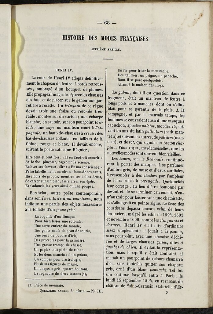 Miniatura de Journal des Demoiselles. 15 de Marzo de 1847