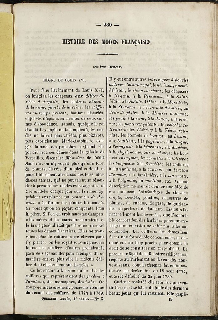 Miniatura de Journal des Demoiselles. 15 de Octubre de 1847