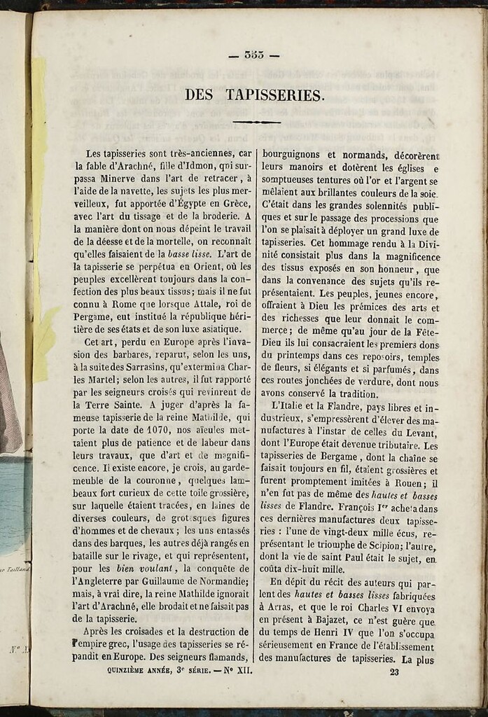 Miniatura de Journal des Demoiselles. 15 de Diciembre de 1847