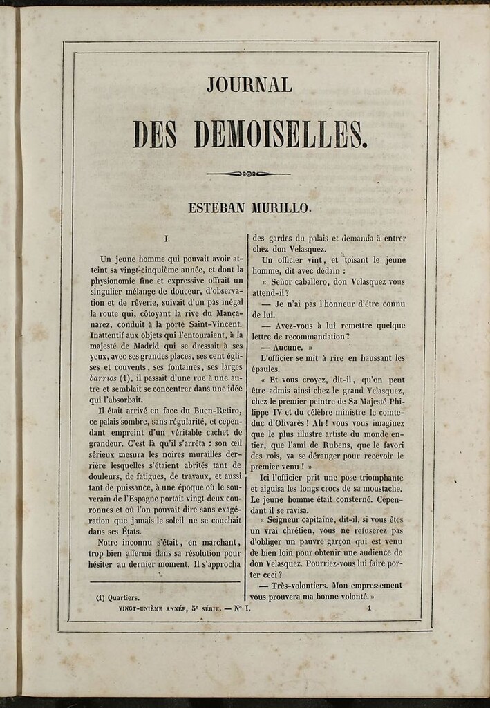 Miniatura de Journal des Demoiselles. 15 de Enero de 1853