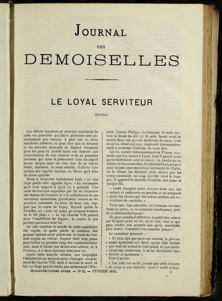 Miniatura de Journal des Demoiselles de febrero de 1878