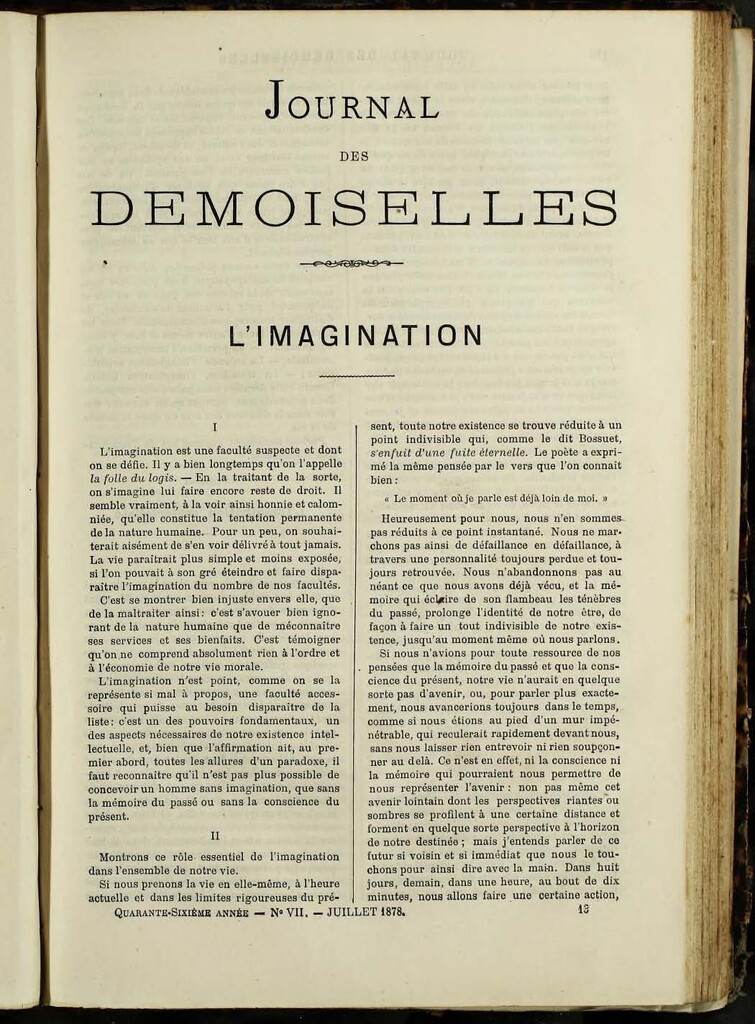 Miniatura de Journal des Demoiselles de julio de 1878
