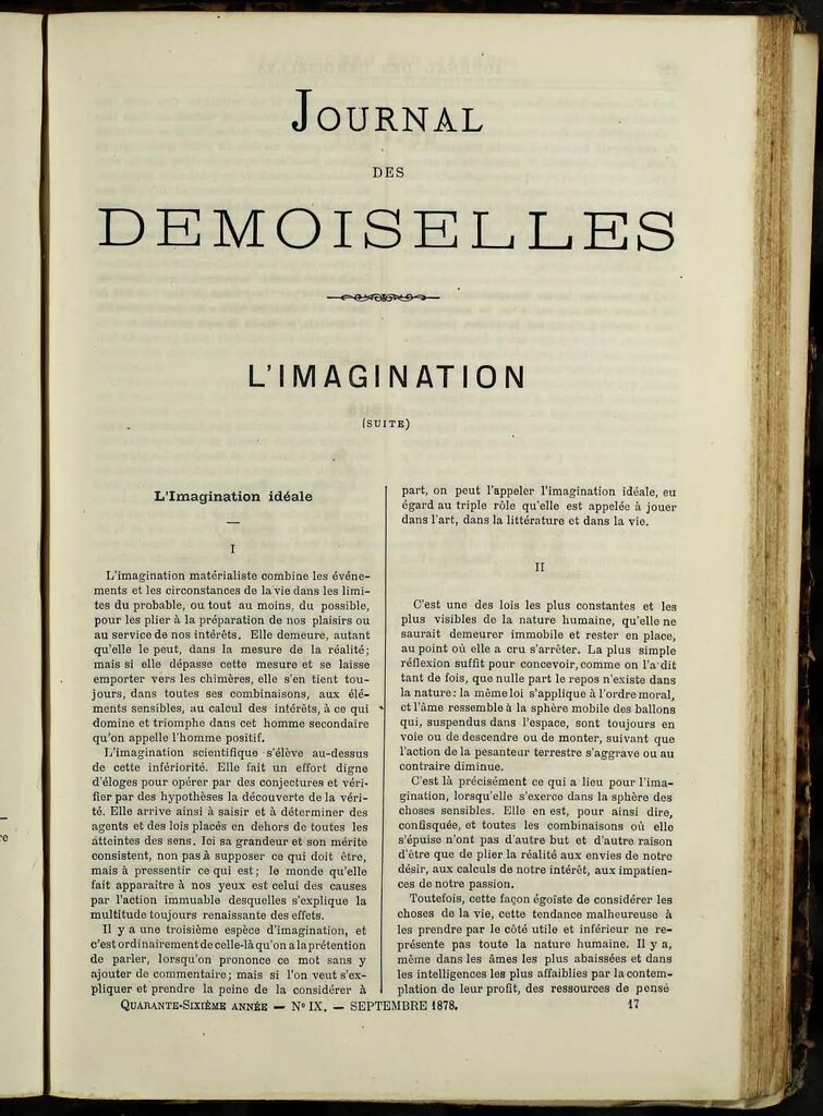Miniatura de Journal des Demoiselles de septiembre de 1878