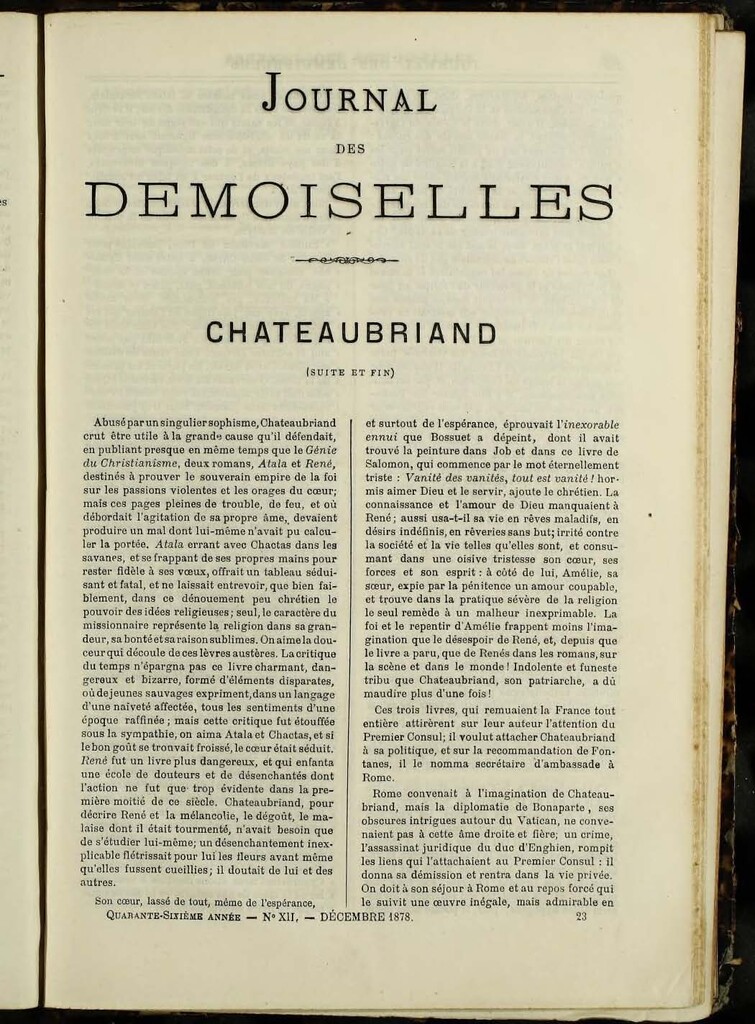 Miniatura de Journal des Demoiselles de diciembre de 1878
