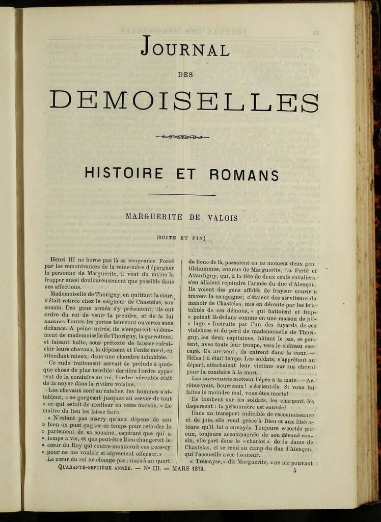 Miniatura de Journal des Demoiselles de marzo de 1879