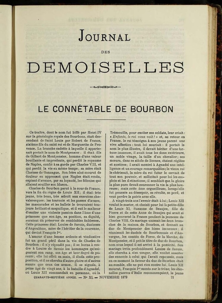 Miniatura de Journal des Demoiselles de noviembre de 1879