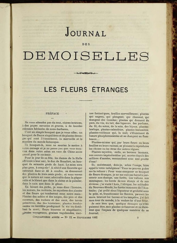 Miniatura de Journal des Demoiselles de septiembre de 1882