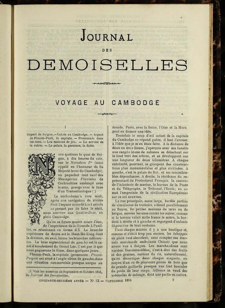 Miniatura de Journal des Demoiselles de septiembre de 1884