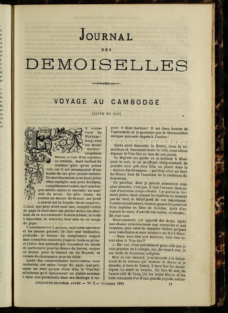 Miniatura de Journal des Demoiselles de octubre de 1884