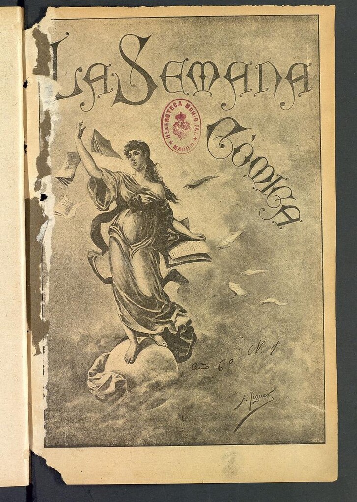 Miniatura de La Semana Cómica del 8 de enero de 1892, nº 1