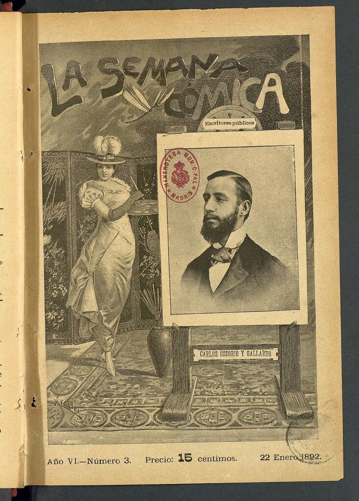 Miniatura de La Semana Cómica del 22 de enero de 1892, nº 3