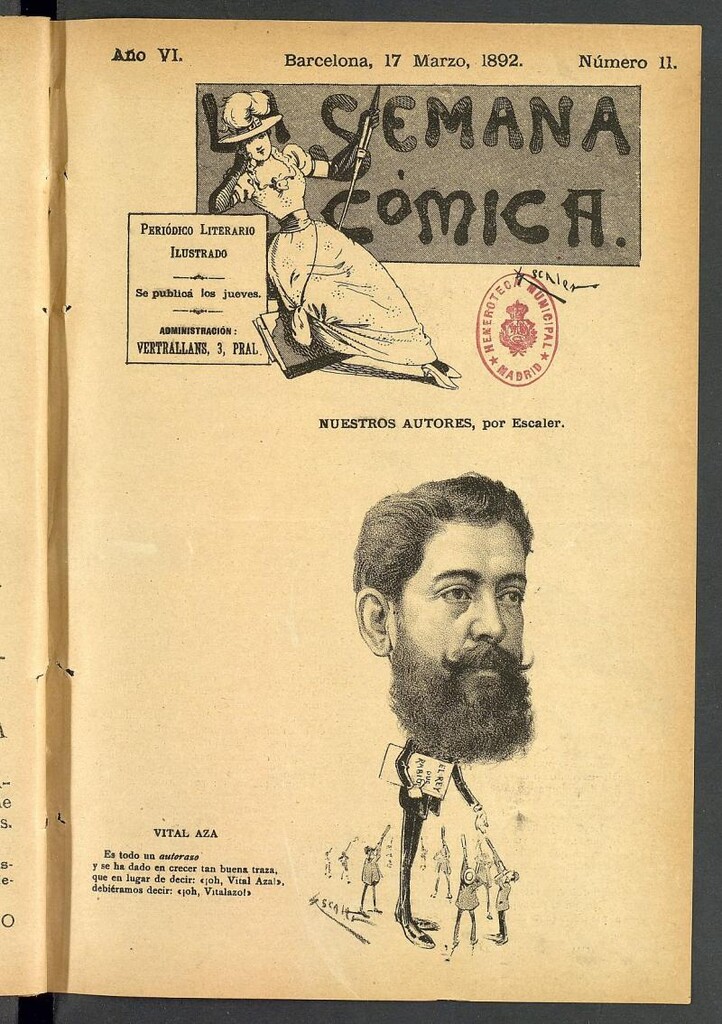 Miniatura de La Semana Cómica del 17 de marzo de 1892, nº 11