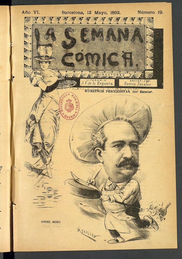 Miniatura de La Semana Cómica del 12 de mayo de 1892, nº 19
