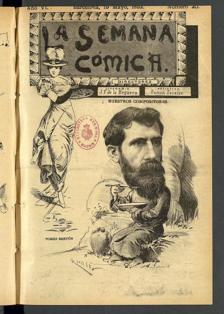 Miniatura de La Semana Cómica del 19 de mayo de 1892, nº 20