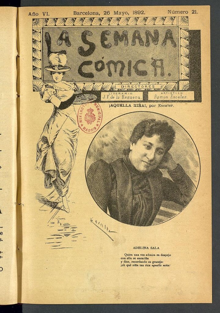 Miniatura de La Semana Cómica del 26 de mayo de 1892, nº 21