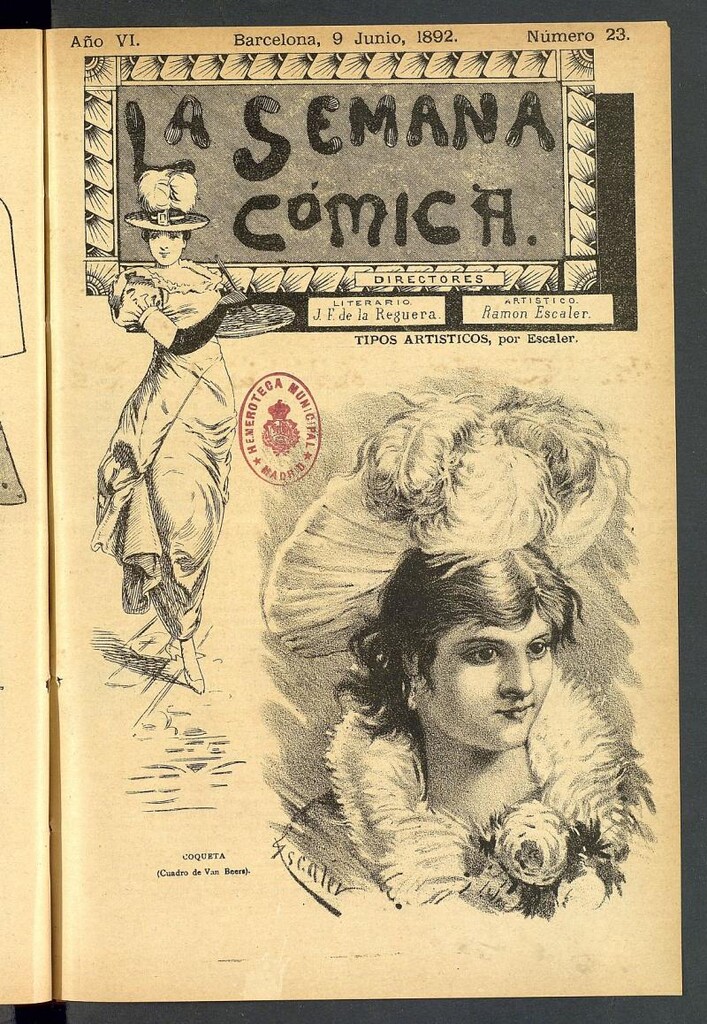 Miniatura de La Semana Cómica del 9 de junio de 1892, nº 23