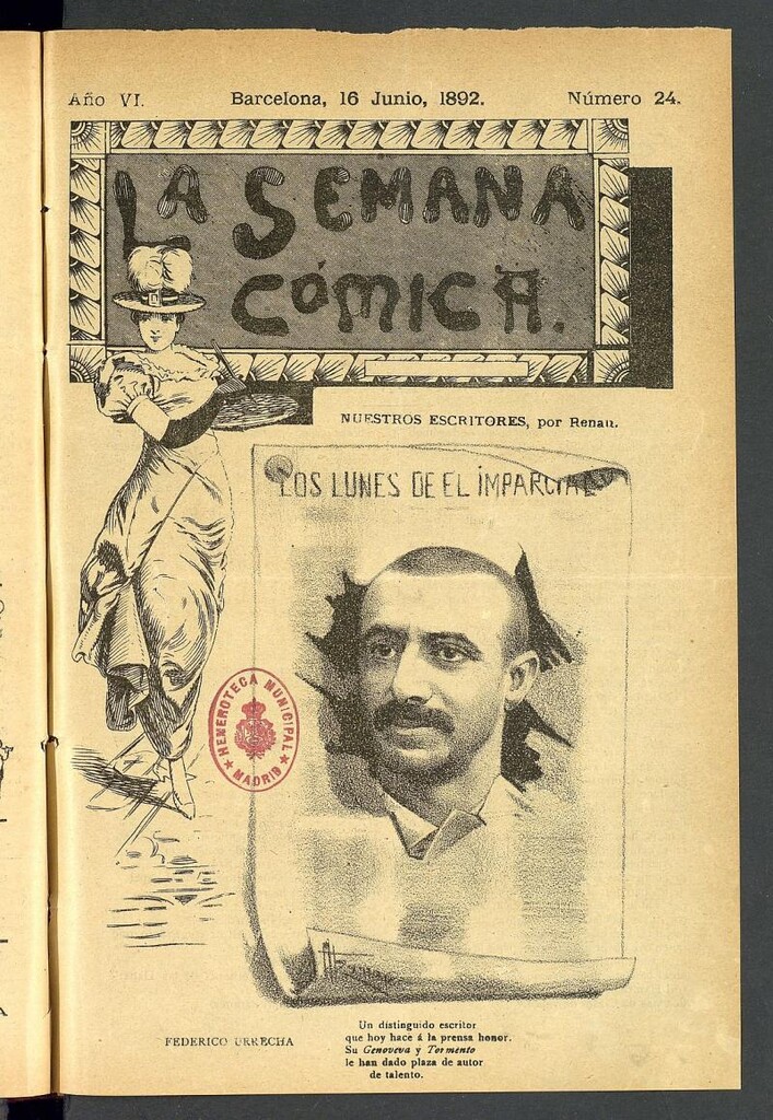 Miniatura de La Semana Cómica del 16 de junio de 1892, nº 24