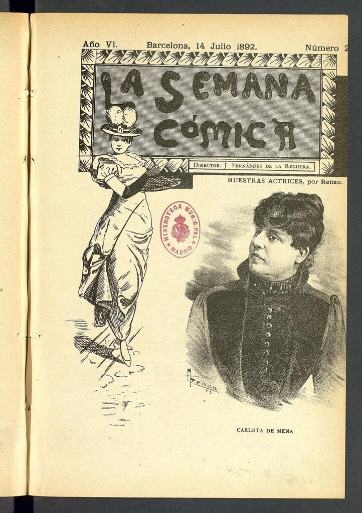 Miniatura de La Semana Cómica del 14 de julio de 1892, nº 27