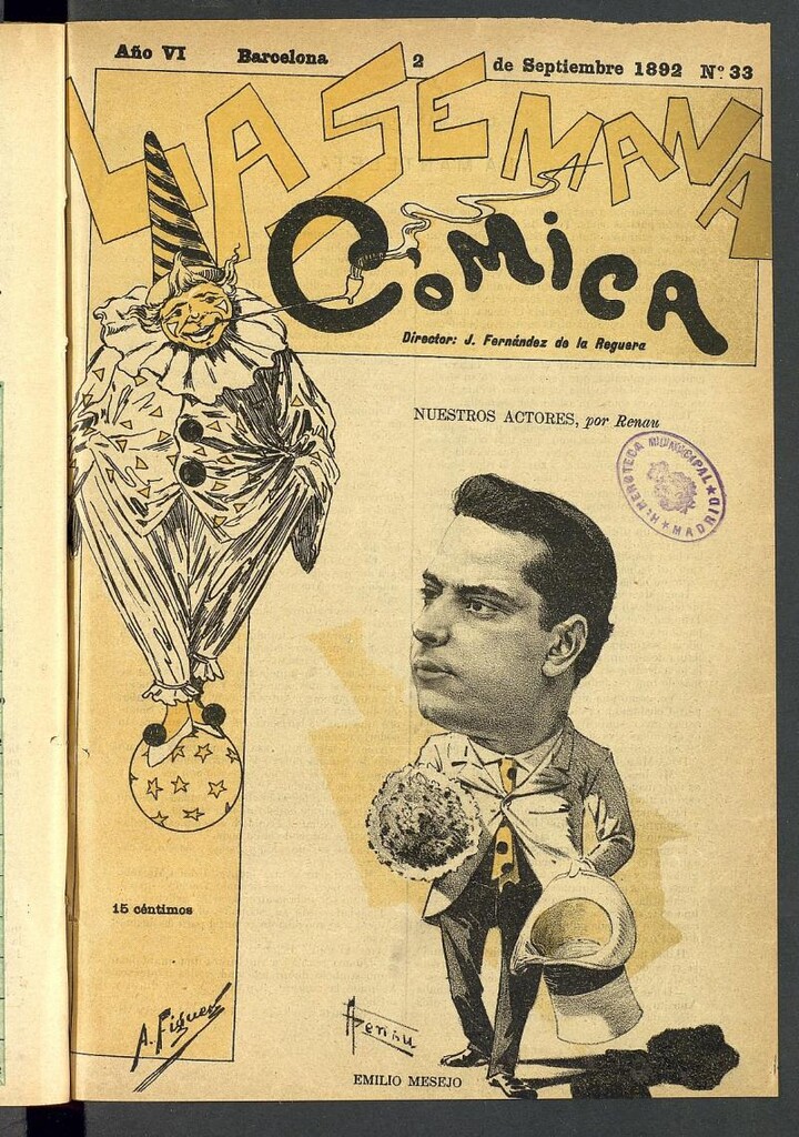 Miniatura de La Semana Cómica del 2 de septiembre de 1892, nº 33