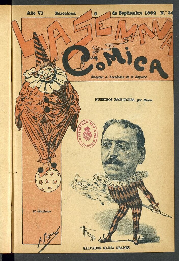 Miniatura de La Semana Cómica del 9 de septiembre de 1892, nº 34