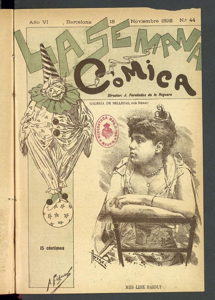 Miniatura de La Semana Cómica del 18 de noviembre de 1892, nº 44