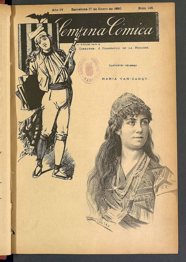 Miniatura de La Semana Cómica del 17 de enero de 1890, nº 136