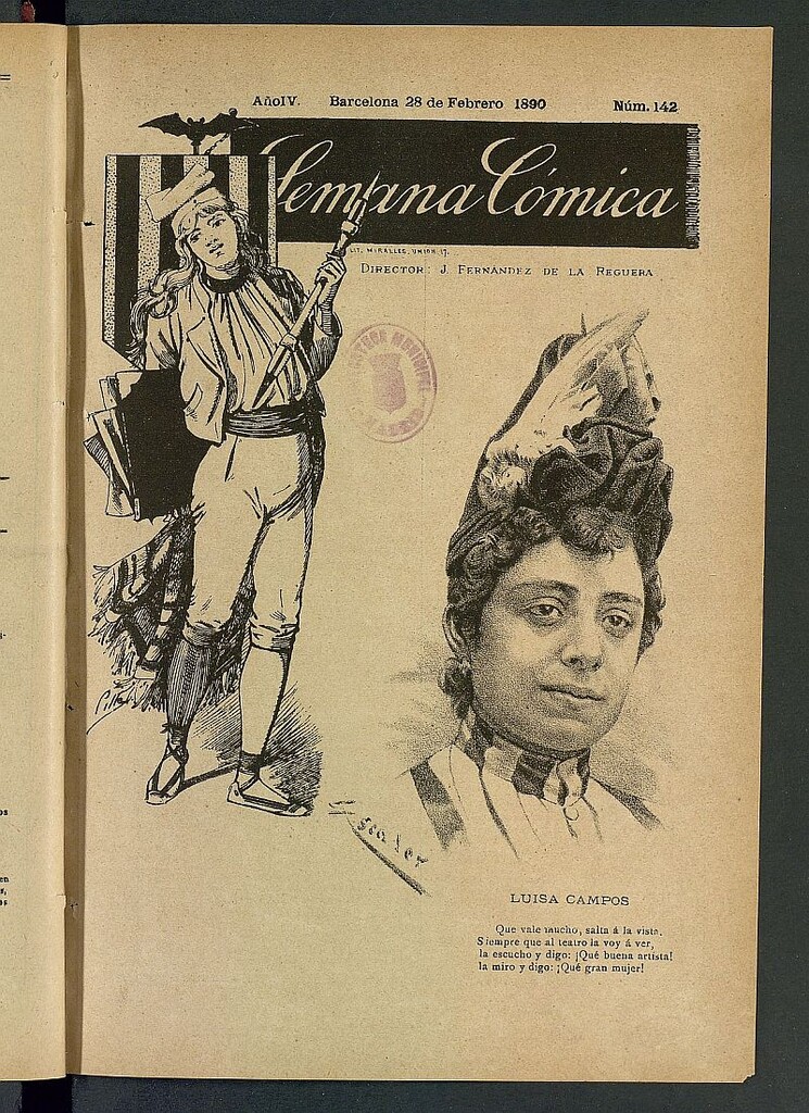 Miniatura de La Semana Cómica del 28 de febrero de 1890, nº 142