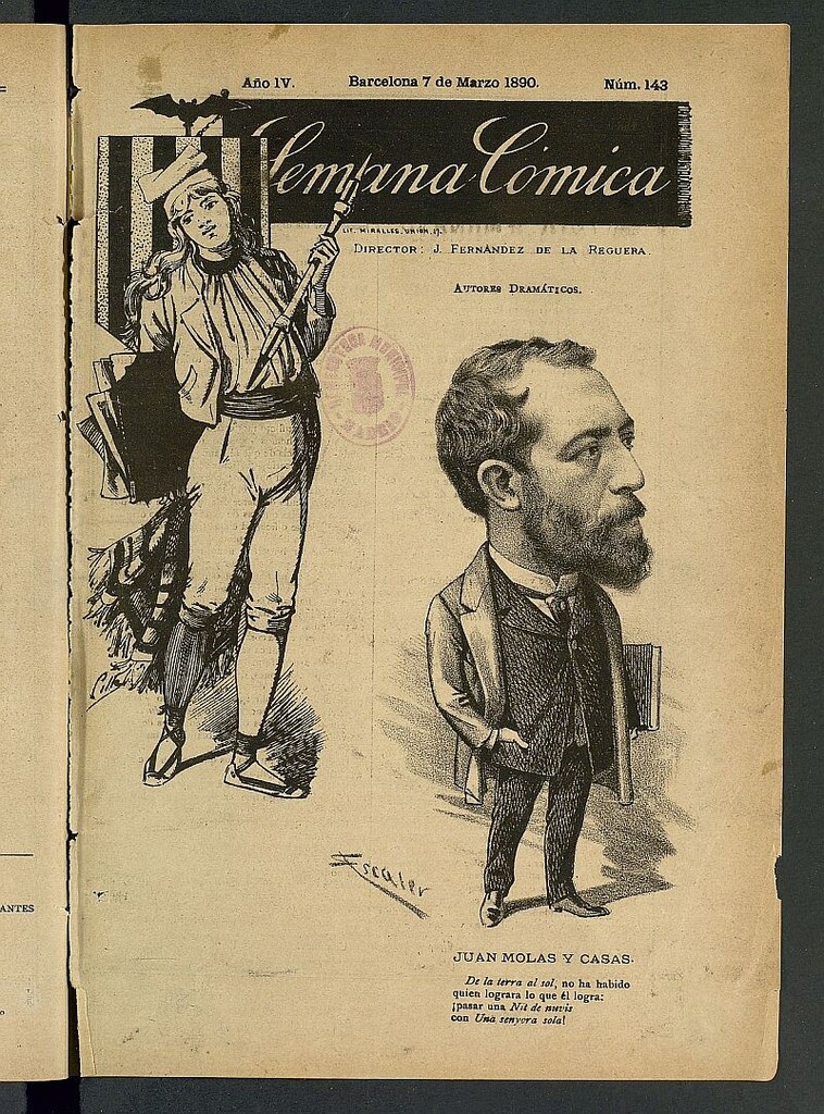 Miniatura de La Semana Cómica del 7 de marzo de 1890, nº 143