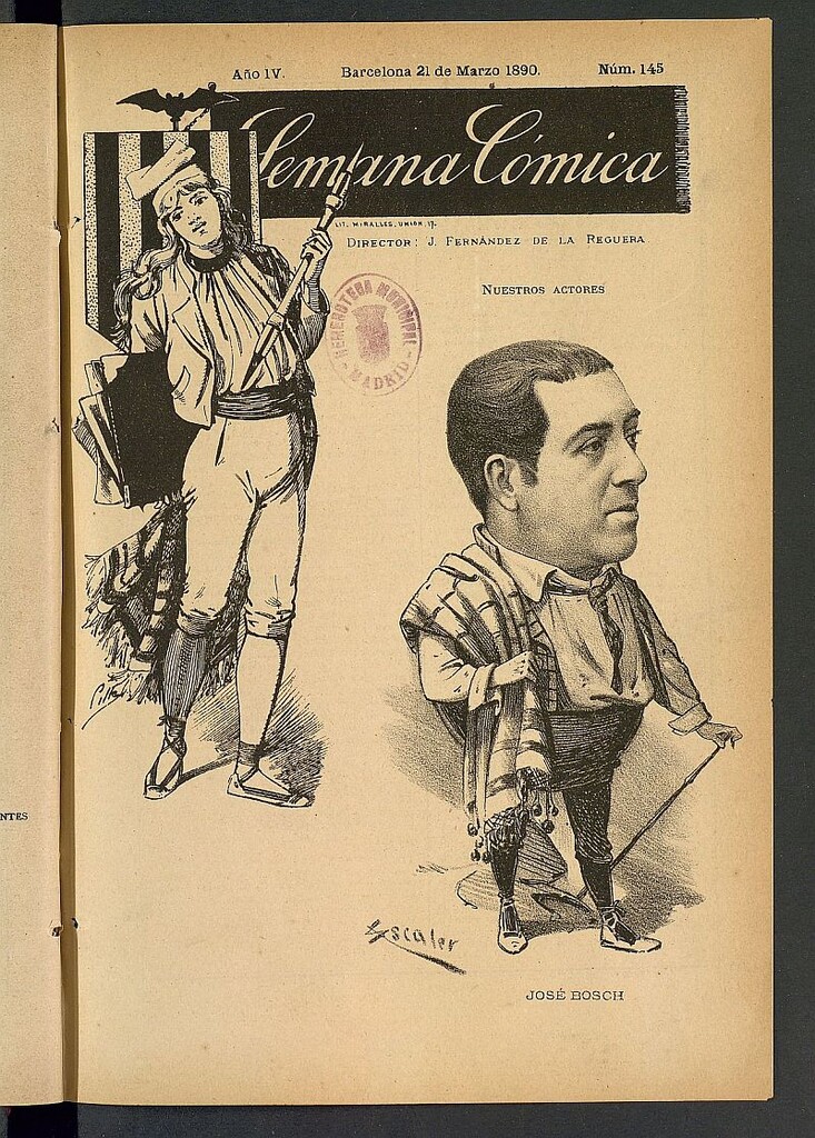 Miniatura de La Semana Cómica del 21 de marzo de 1890, nº 145