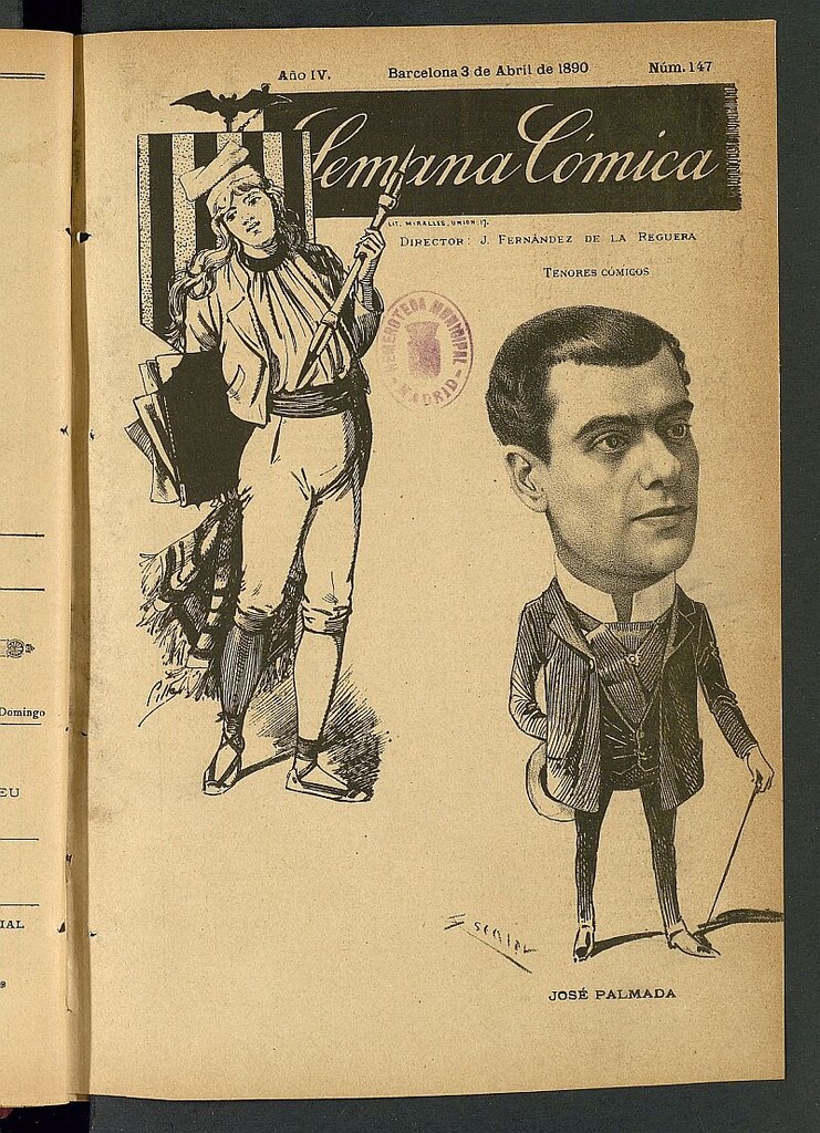Miniatura de La Semana Cómica del 3 de abril de 1890, nº 147