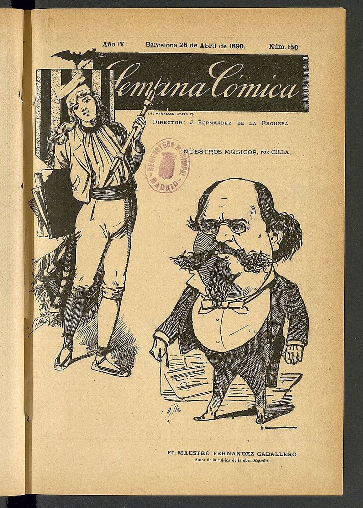Miniatura de La Semana Cómica del 26 de abril de 1890, nº 150
