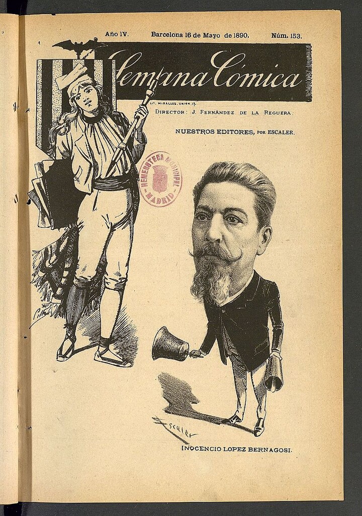 Miniatura de La Semana Cómica del 16 de mayo de 1890, nº 153
