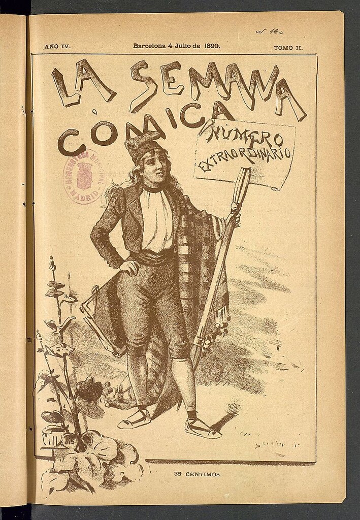 Miniatura de La Semana Cómica del 4 de julio de 1890, nº extraordinario