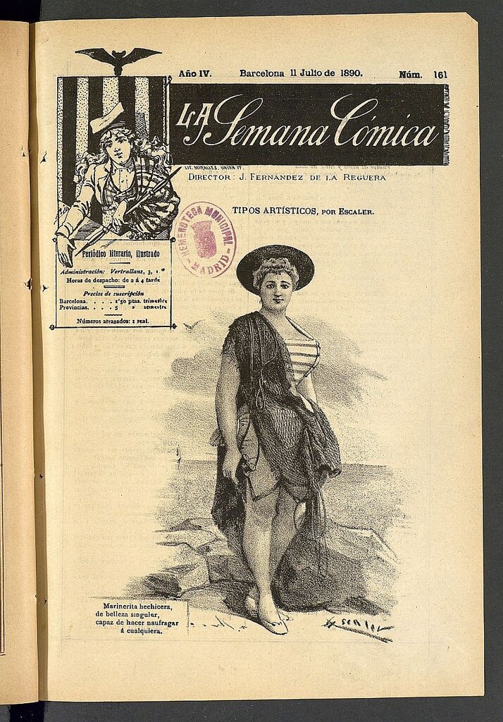 Miniatura de La Semana Cómica del 11 de julio de 1890, nº 161