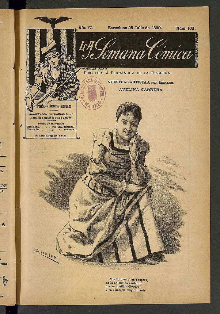 Miniatura de La Semana Cómica del 25 de julio de 1890, nº 163