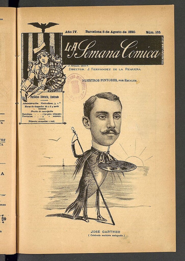 Miniatura de La Semana Cómica del 8 de agosto de 1890, nº 165